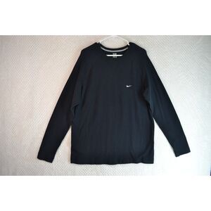 Nike The Athletic Dept. Men's XL Black Waffle Knit Long Sleeve Shirt